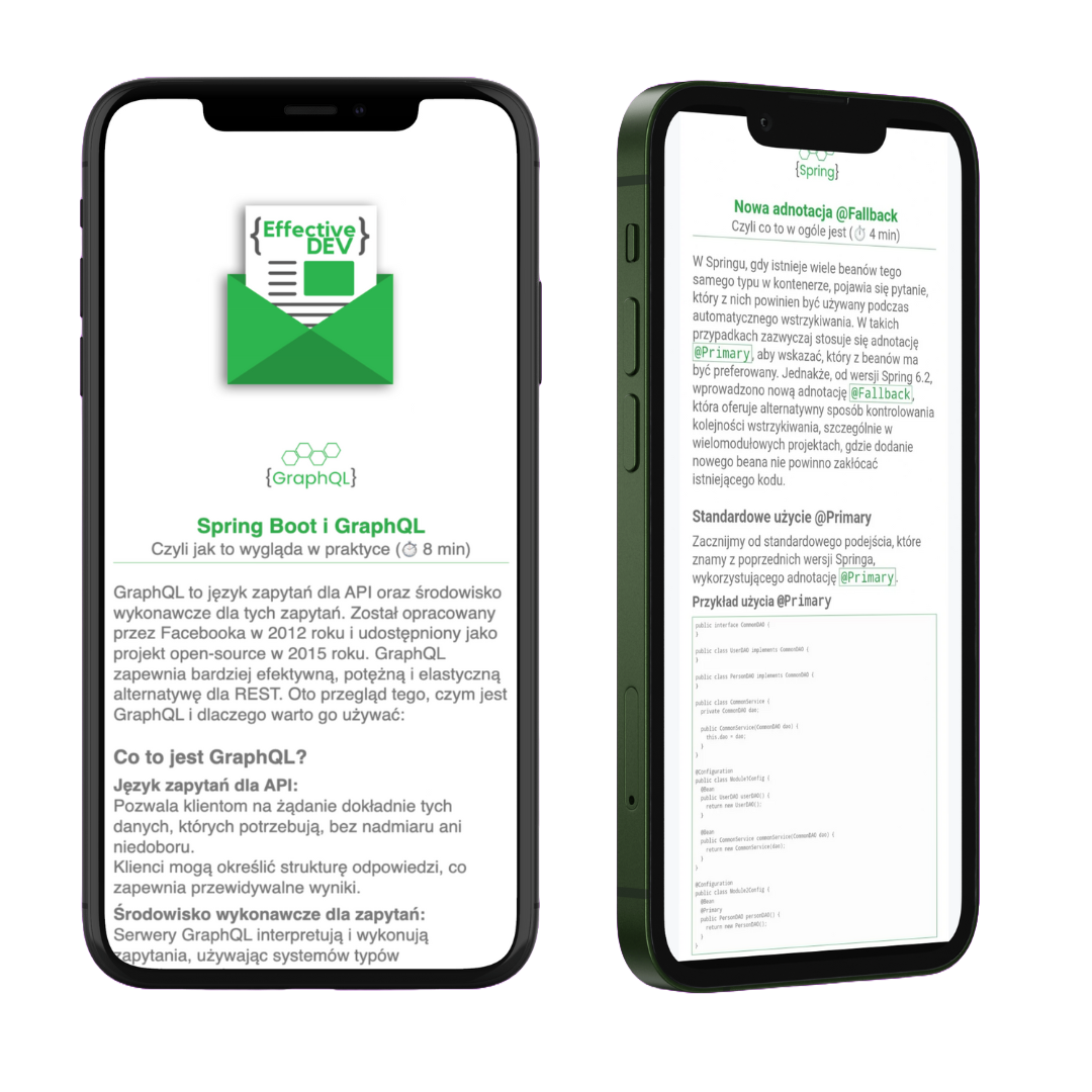 Effective Dev mailing na telefonie
